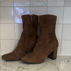 Brown Suede Women's Boots